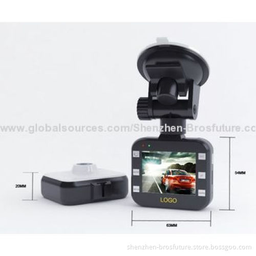 Classic Model HD 720P 2.0-inch Car Camera, OV9712 Image Sensor, 350mAh Battery